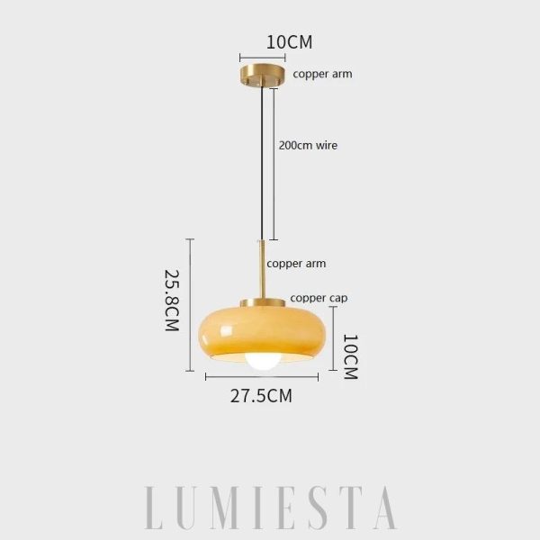 Lampa wisząca w stylu nowoczesnym z mlecznym kloszem 28cm