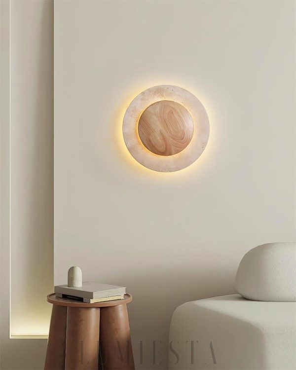 wm_1795835198808178175.jpg Elegancka okrągła lampa ścienna trawertyn drewno 25cm ciepła