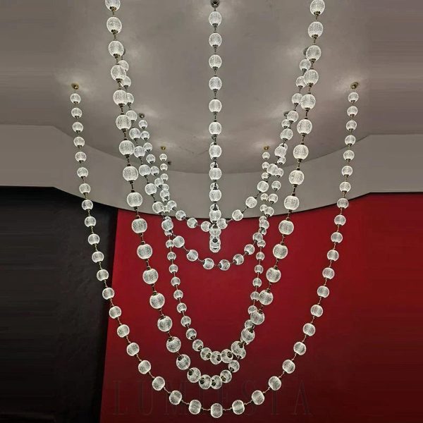 wm_18059446643856793363.jpg Nowoczesna lampa wisząca Afralia, kule chromowane