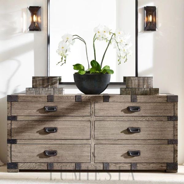 Java - Lampa ścienna szklana retro, oprawa mosiężna