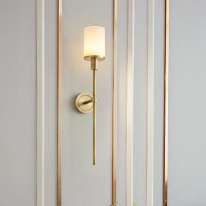 Tracie - Luksusowy kinkiet Alabaster 10×60 cm, różne kolory