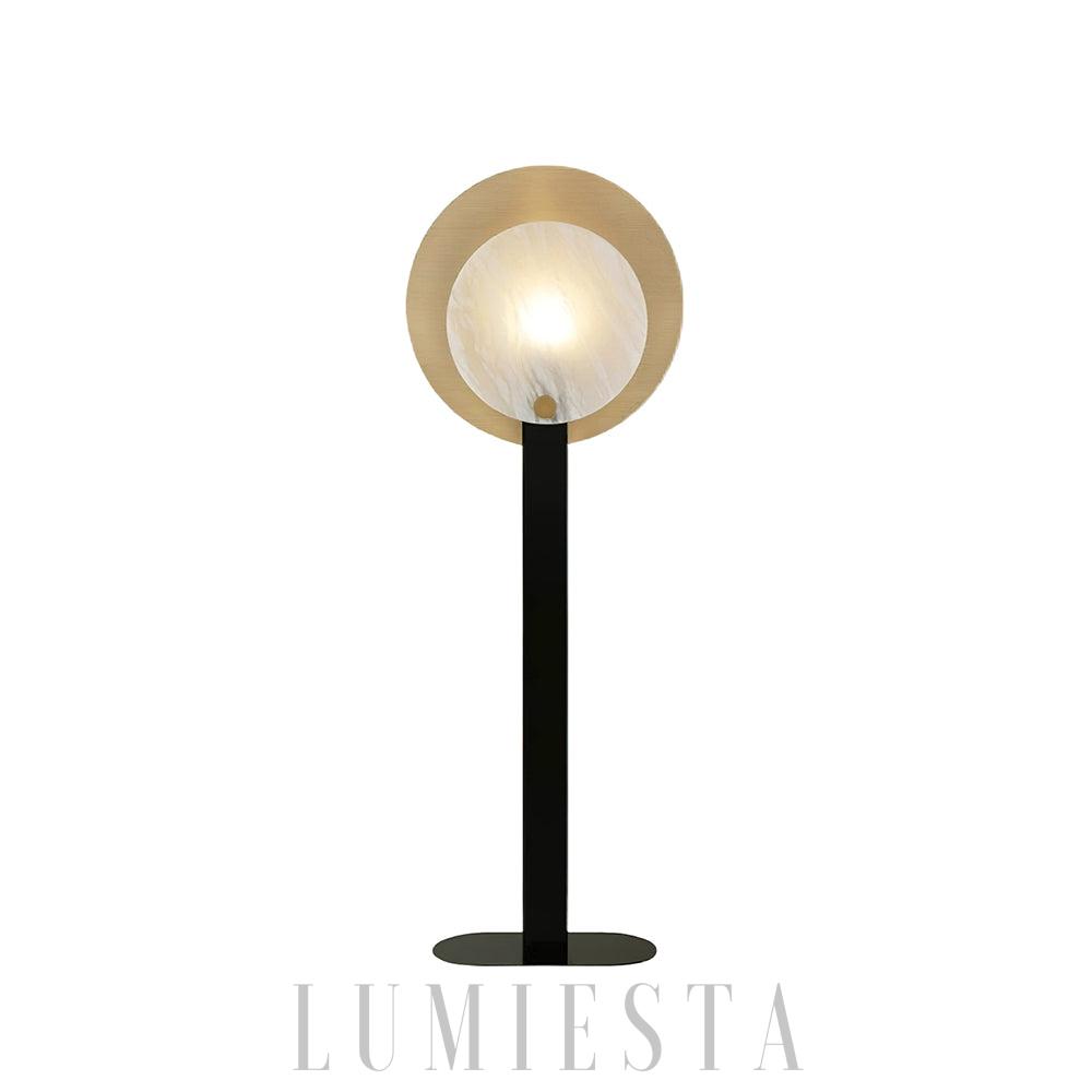 Altai - lampa podłogowa z alabastru Ø50 cm
