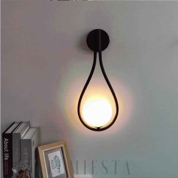 wm_18221151716275117727.jpg Pelota - kinkiet ścienny w stylu nordyckim z kulą szklaną