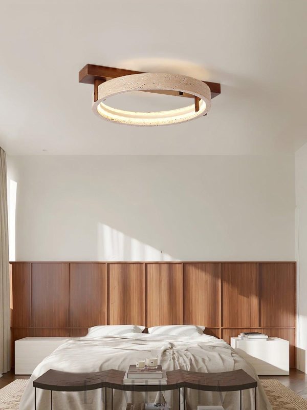 wm_1825908079098780874.jpg Maris - Lampa sufitowa w kolorze beżowym z travertynu