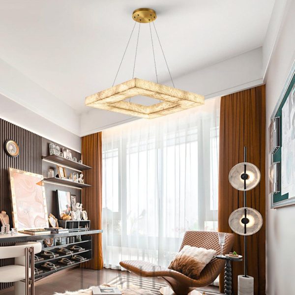 Chander - lampa wisząca w stylu nowoczesnym kwadratowa