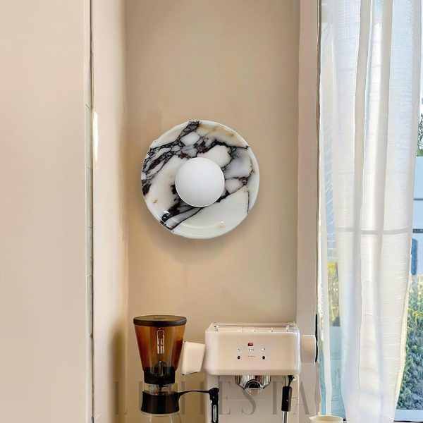 wm_1888823095077657693.jpg Elegancki okrągły kinkiet marmurowy Średnica 25 cm Biały