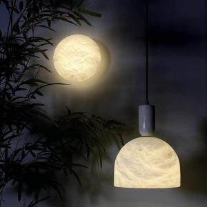 Puna - Lampa ścienna, marmur hiszp. i mosiądz