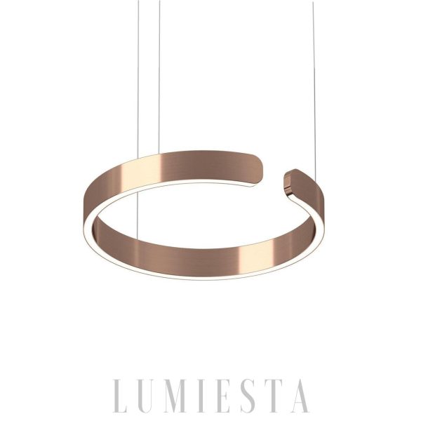 Elegancki okrągły żyrandol LED średnica 40cm 60cm