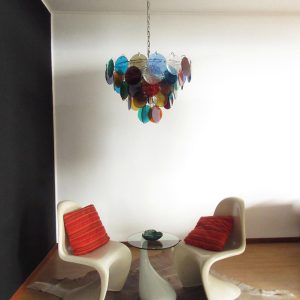 Elegancka żyrandol Murano w kolorze wielokolorowym 70cm