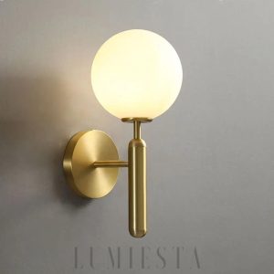 Kinkiet okrągły szklany czarny - czarna lampa ścienna w nowoczesnej formie