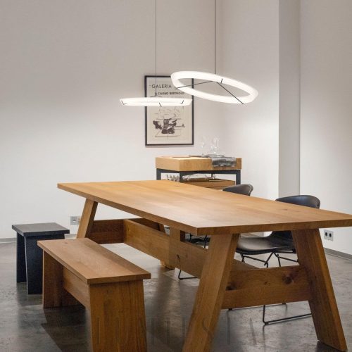 Lampa wisząca Halo Jewel 2350/2351 złoto-czarna - okrągły złoty pierścień i czarne wykończenie
