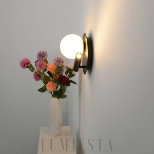 Tribeca - Lampa ścienna alabastrowa, nowoczesna 25 cm