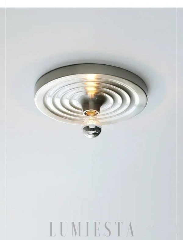 Minimalistyczna metalowa lampa ścienna w nowoczesnym stylu, Ø16/33cm