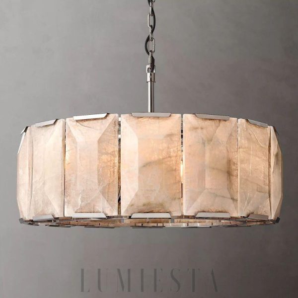 Lampa wisząca Harson Calcite, okrągła, wiele kolorów