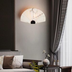 Tenere - Alabastrowy wachlarz ścienny 35 cm