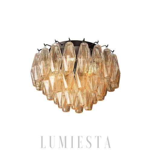 Chara - Glass 17, przezroczyste szkło, mosiężna