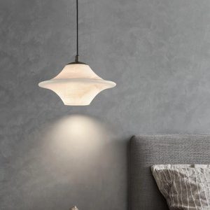 Plateu - Luksusowa lampa wisząca alabastrowa 22 cm