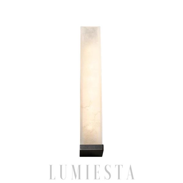 wm_3405984977635900055.jpg Sumatra - Alabastrowa lampa ścienna, czarna i biała