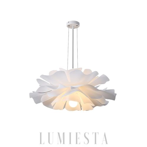 Lotus - White modern pendant lamp Ø40–70 cm, for the living room
