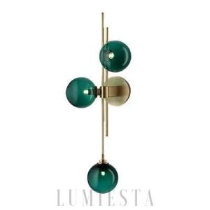 Nowoczesna lampa wisząca skandynawska, 3 kule