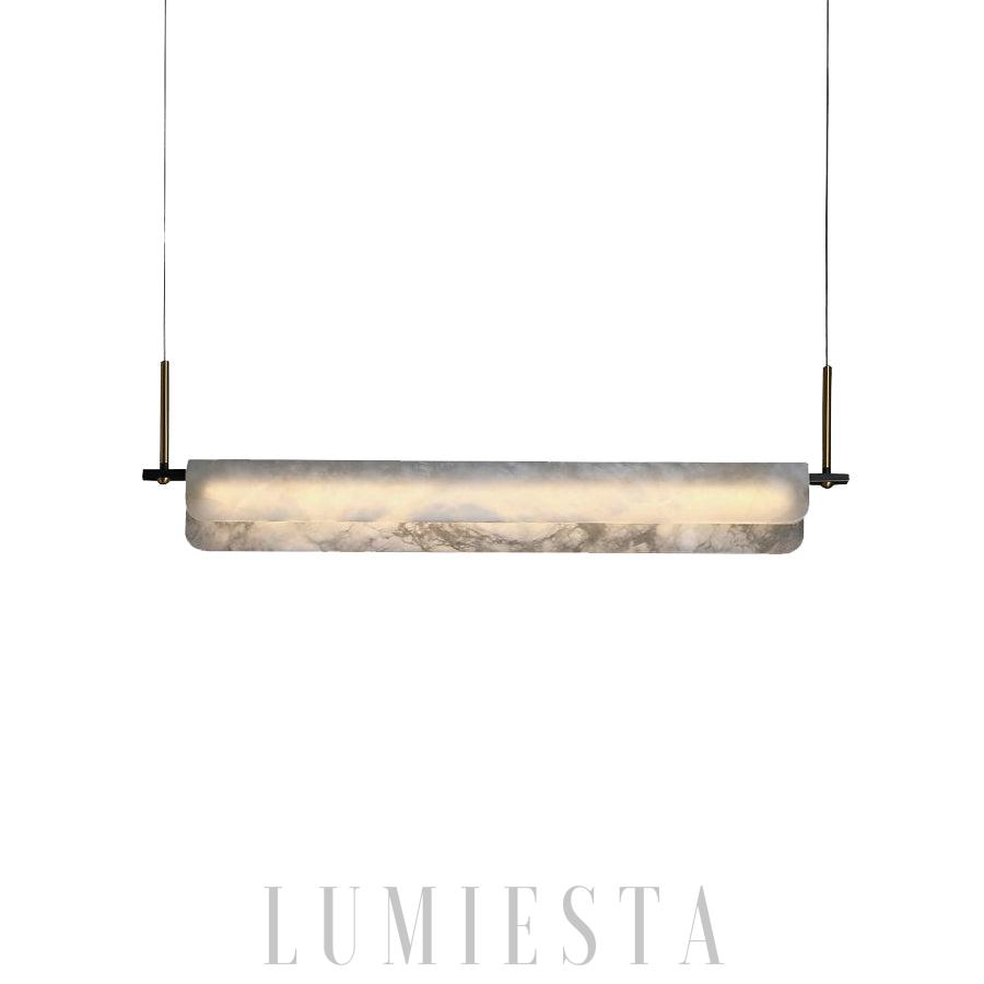 Years - Lampa wisząca z alabastru 100 cm