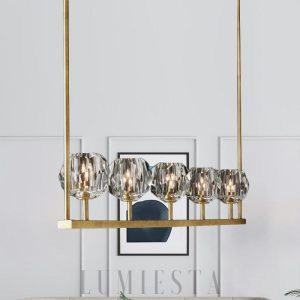 Minimalistyczna kryształowa lampa Boule De Cristal