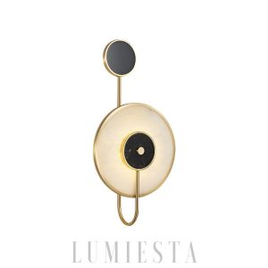 Kandy - Lampa ścienna Alabaster 25 cm, ciepła/zimna