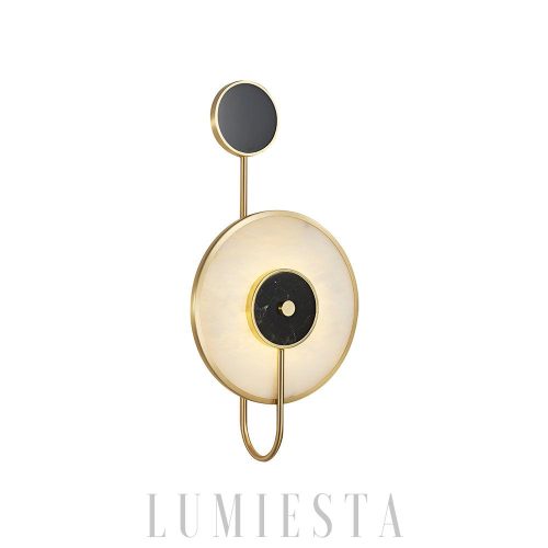 Kandy - Lampa ścienna Alabaster 25 cm, ciepła/zimna