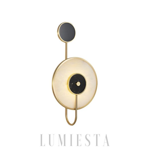 Kandy - Lampa ścienna Alabaster 25 cm, ciepła/zimna