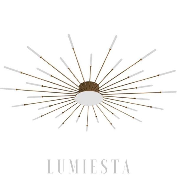 Dunep - Żyrandol nordycki do salonu wielogłowicowy