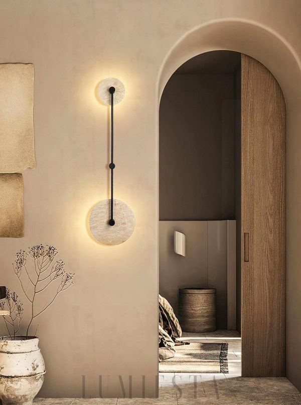 wm_4707359887037563644.jpg Lampa ścienna trawertynowa okrągła 28cm 80cm ciepła