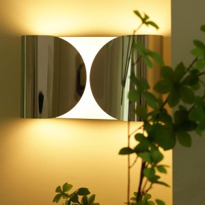 Lampa ścienna Foglio w nowoczesnym stylu z ciepłym światłem