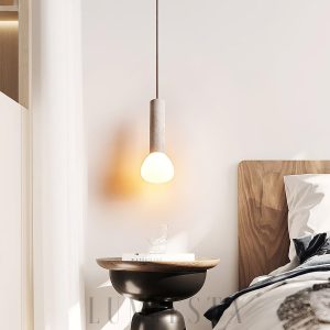 wm_4818074750213979365.jpg Lampa wisząca z travertynu w minimalistycznym stylu beżowa