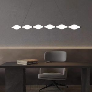 Lampa wisząca Italian Table Bar w kolorze czarnej perły