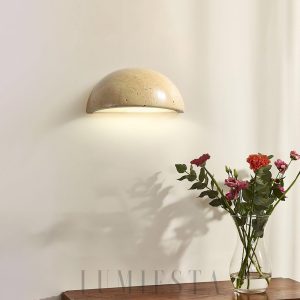 wm_5027361305091893997.jpg Antigua - Beżowa półokrągła lampa ścienna, dwubarwna