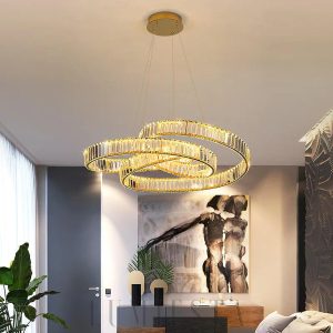 Canterbury - Ekskluzywny kryształowy żyrandol, złoty