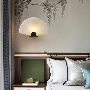 Tenere - Alabastrowy wachlarz ścienny 35 cm