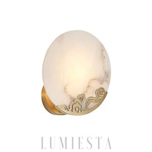 wm_5108974798149756758.jpg Ando - Nowoczesna lampa ścienna Alabaster — mosiądz i biel