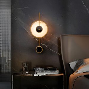 Kandy - Lampa ścienna Alabaster 25 cm, ciepła/zimna