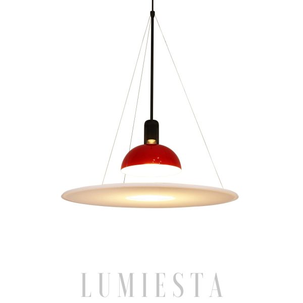 Frisbi pendant lamp in modern style made of acrylic 40cm 60cm