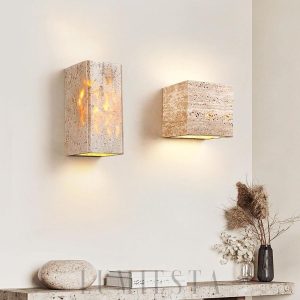 wm_5624251839001808132.jpg Agadir - Lampa ścienna z trawertynu – kwadrat/prostokąt