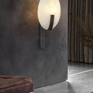 Alice - Luksusowa lampa ścienna z alabastru, nowoczesna