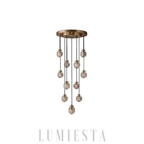 Lampa wisząca Fantasy Pearl Ball w stylu vintage 56cm