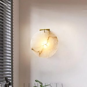 wm_6363313510321281256.jpg Krakatau - Luksusowa okrągła lampa ścienna alabastrowa