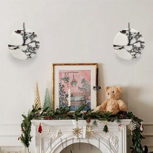 wm_6383740311084706534.jpg Elegancki okrągły kinkiet marmurowy 25cm biały ciepła