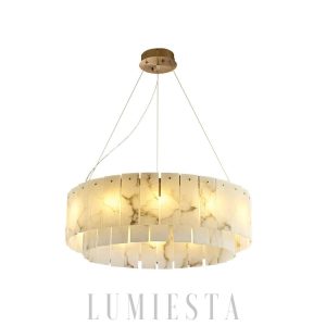 wm_6488126553069615090.jpg Rock - Lampa wisząca Alabaster w złotym kolorze - Żyrandol Ø45-135cm
