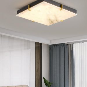 Orion - Lampa sufitowa kwadratowa czarna elegancja