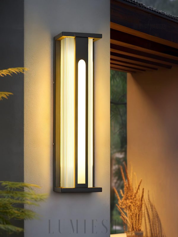 Lampa ścienna ogrodowa Bellamy Flair, ciepłe światło