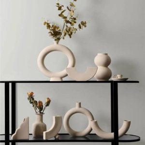 Stylowa lampa stołowa ceramiczna do dekoracji wnętrz