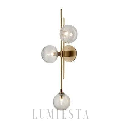 Nowoczesna lampa wisząca skandynawska, 3 kule